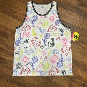 Zumba Fitness Colorful Graphic Tank Top